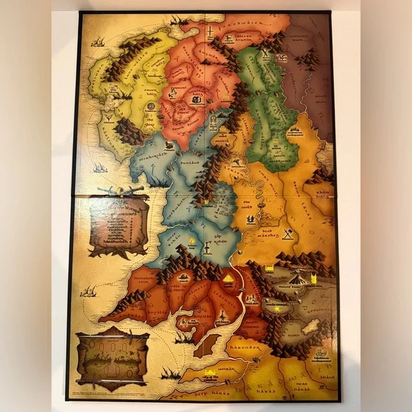 RISK The Lord Of The Rings Trilogy Edition LIKE NEW Complete with Ring CIB - Picture 12 of 15